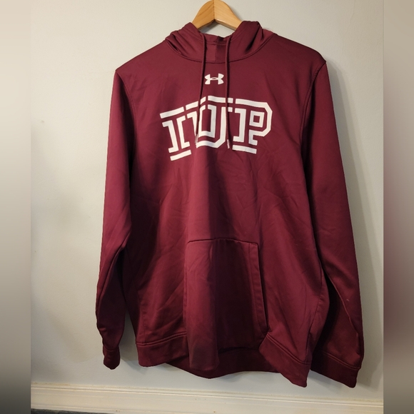 Under Armour Burgundy Women Hoodie with IUP Emblem - Picture 3 of 4